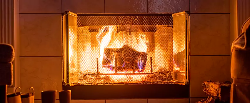 Mendota Hearth Landscape Fireplace Installation in Carbondale, Illinois
