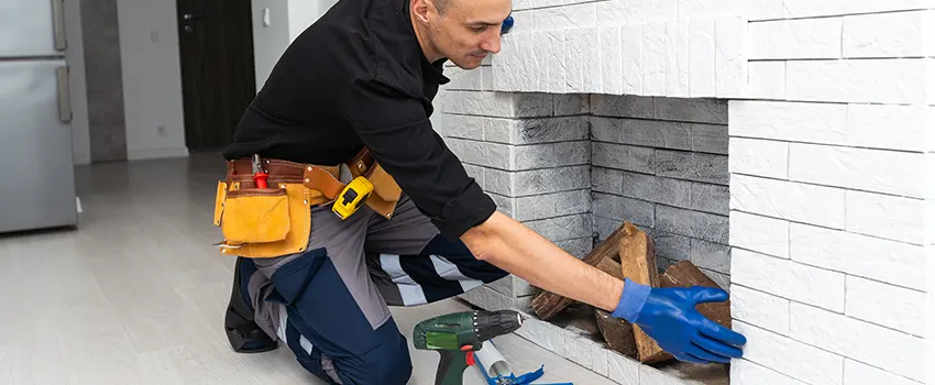 Fireplace Damaged Damper Frame Repair Services in Carbondale, Illinois