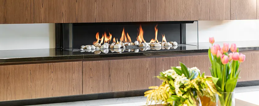 Double-height Fireplace Design Refurbishment in Carbondale, Illinois